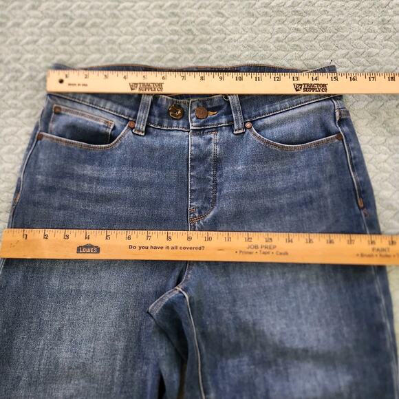 Soft Surroundings Jeans Medium Blue The Ultimate Denim Relaxed Straight - Picture 7 of 12